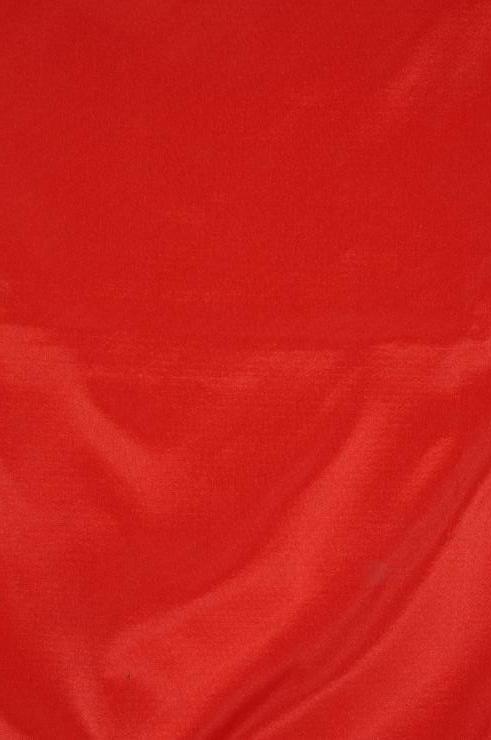 Vermillion Red Taffeta Silk Fabric