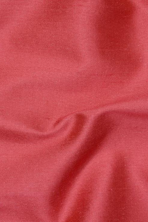 Watermelon Silk Shantung 54 inch Fabric