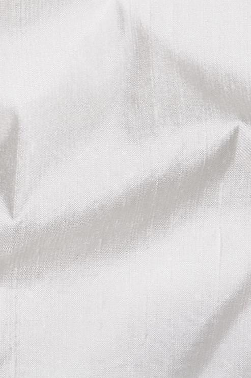 White Silk Shantung 54 inch Fabric