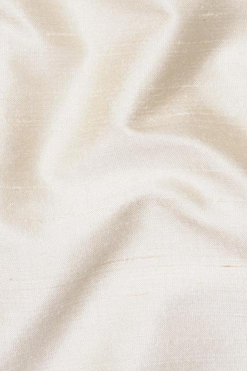 White Swan Silk Shantung 54 inch Fabric