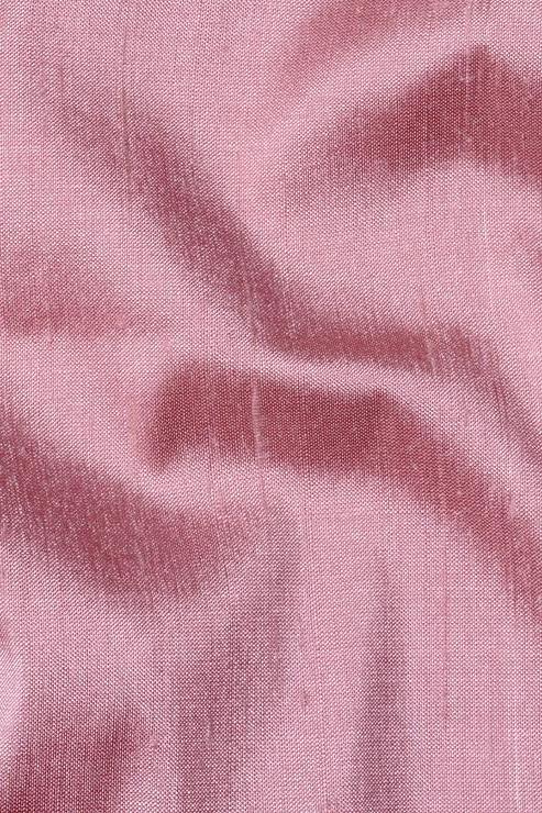 Wild Rose Silk Shantung 44 inch Fabric