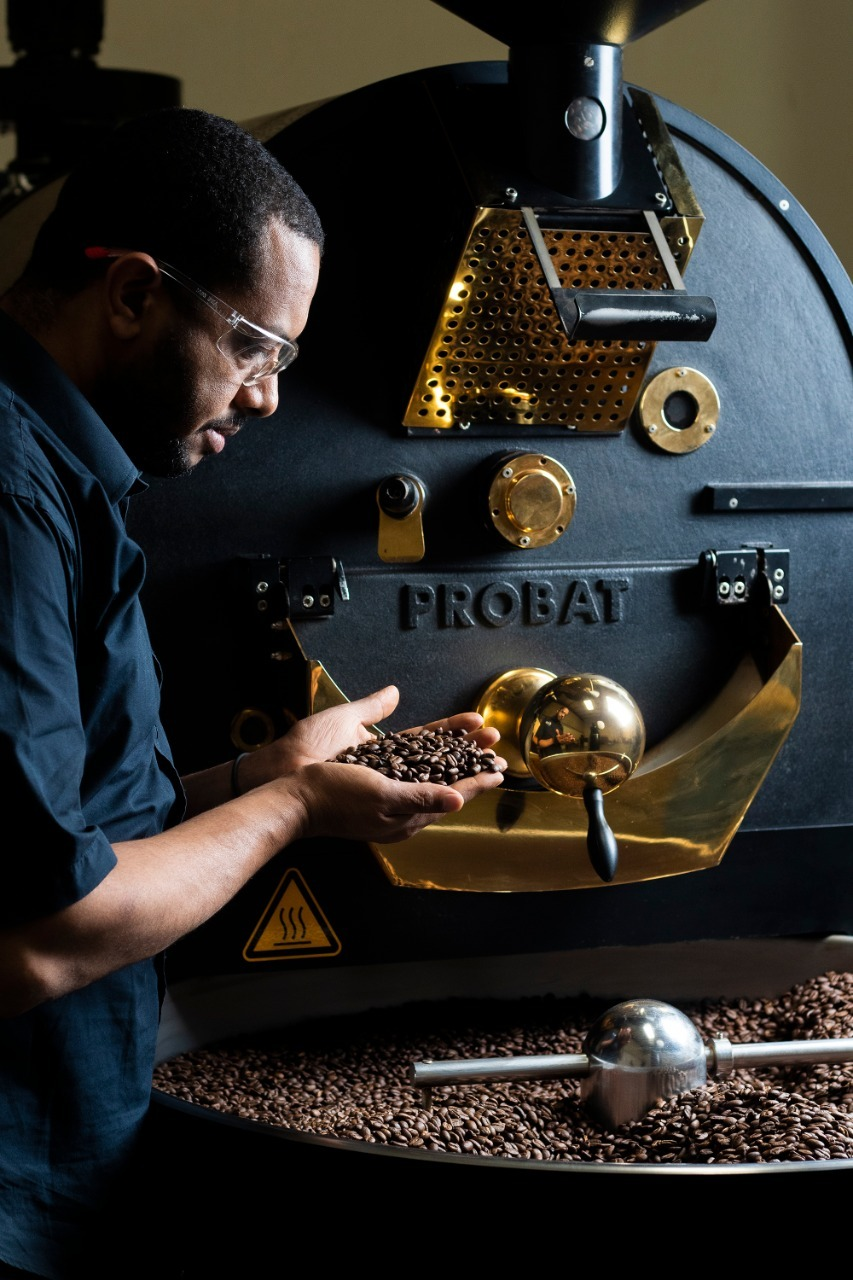 mattina artisan roastery, probat roasting machine for specialty coffee 