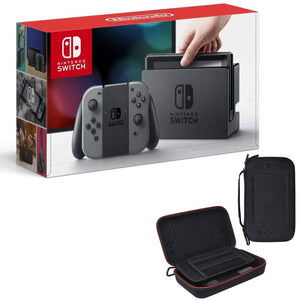 Nintendo Switch 32 Gb Console With Gray Joy Con And Charging Case