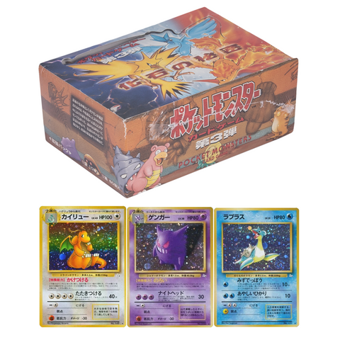 Fossil First Edition Pokémon Booster Box Sealed