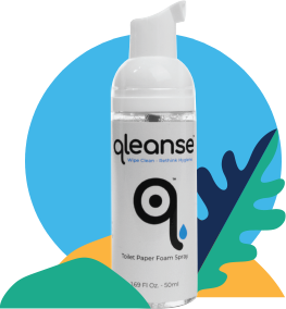 Qleanse Toilet Paper Foam Spray