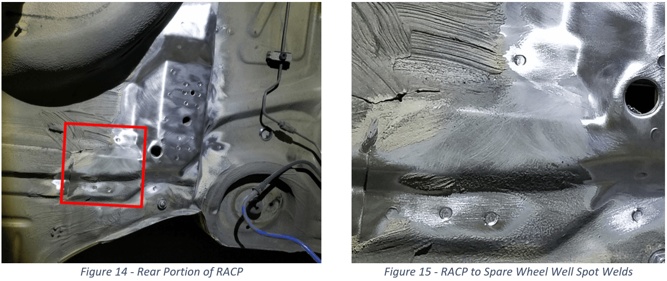 E46 RACP Spot Weld Failure