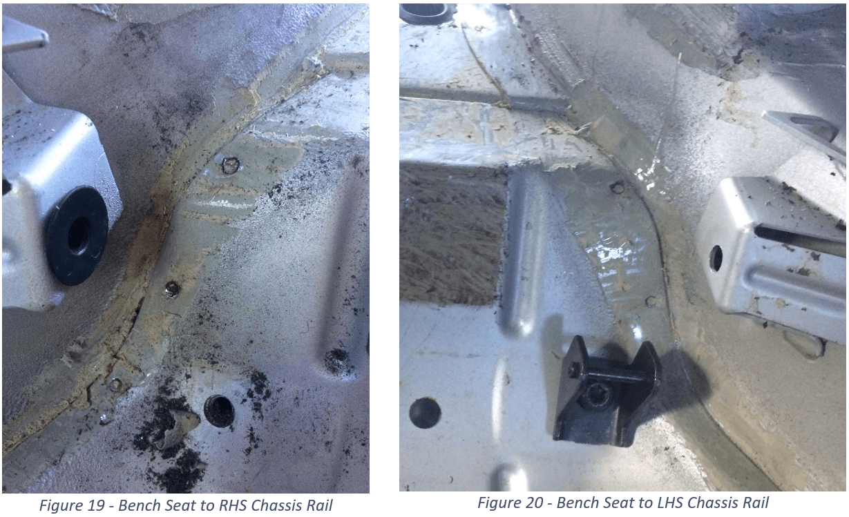 E46 RACP Spot Weld Failure