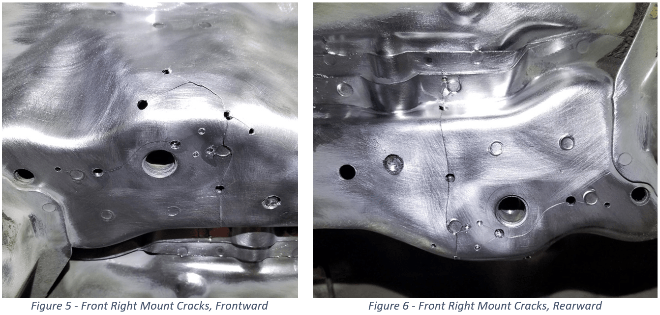 Cracked E46 Subframe Mounts