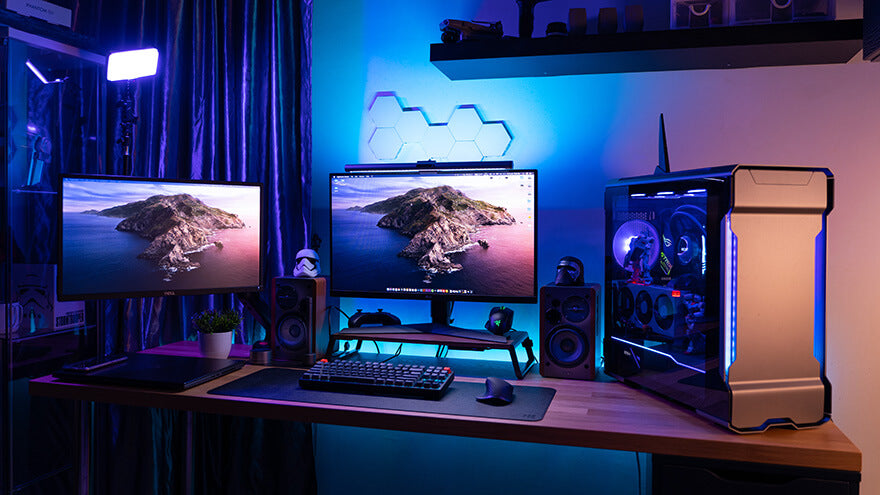 Passionate gamers can make beautiful gaming room setups