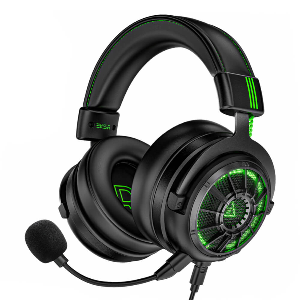 7.1 Surround Sound Headset Microphone Noise Canceling LED