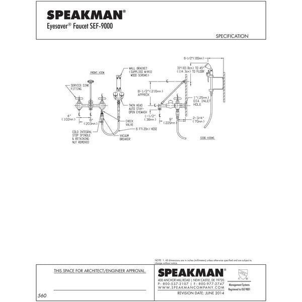 Leonard LV Thermostatic Mixing Valve 2 Inlet, 2 Outlet, Rough