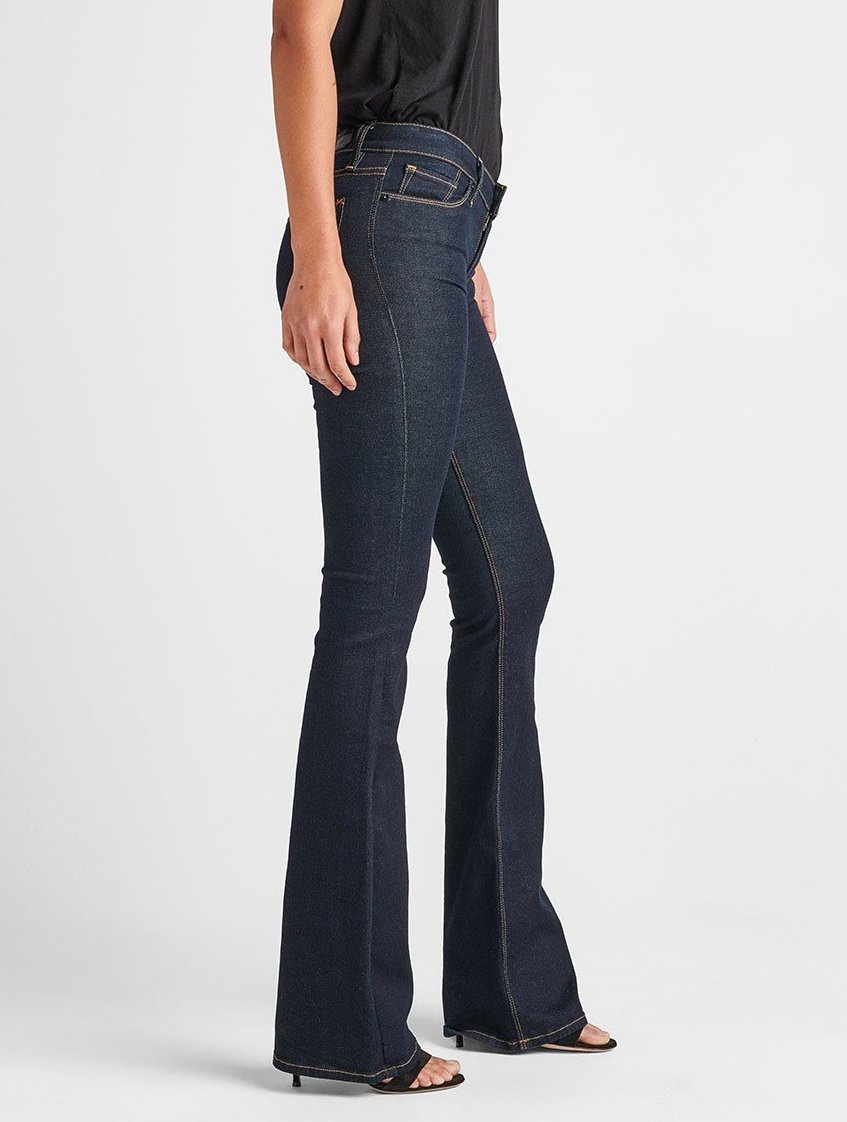 mid rise bootcut jeans