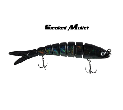 Smoked Finger Mullet Swimbait Fishing Lure | 5.5" Motion Minnow