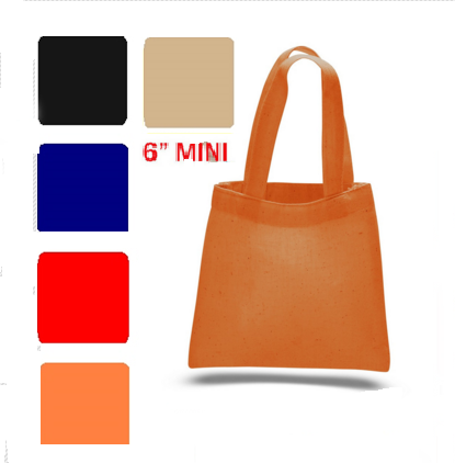 small plain canvas tote bags