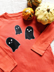 freundlicher Geist Shirt für Halloween DIY von Spruchketten