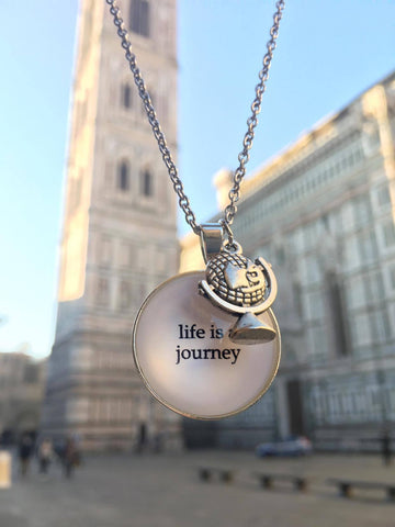 Spruchkette Life is a journey Florenz