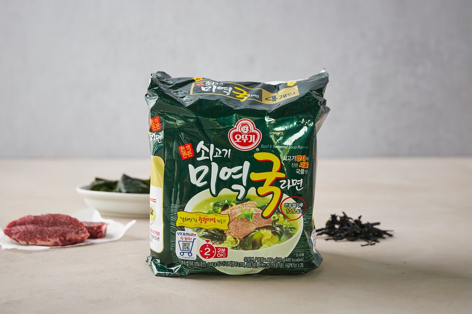 SYDNEY ONLY🚛 라면으로 즐기는 미역 한그릇 쇠고기 미역국 라면 115gX4개입