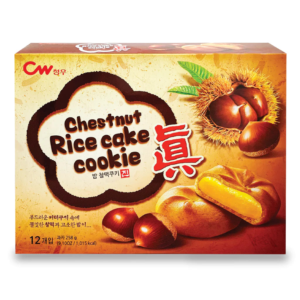 찰떡쿠키 청우 밤 찰떡 쿠키 RICE CAKE COOKIE CHESTNUT