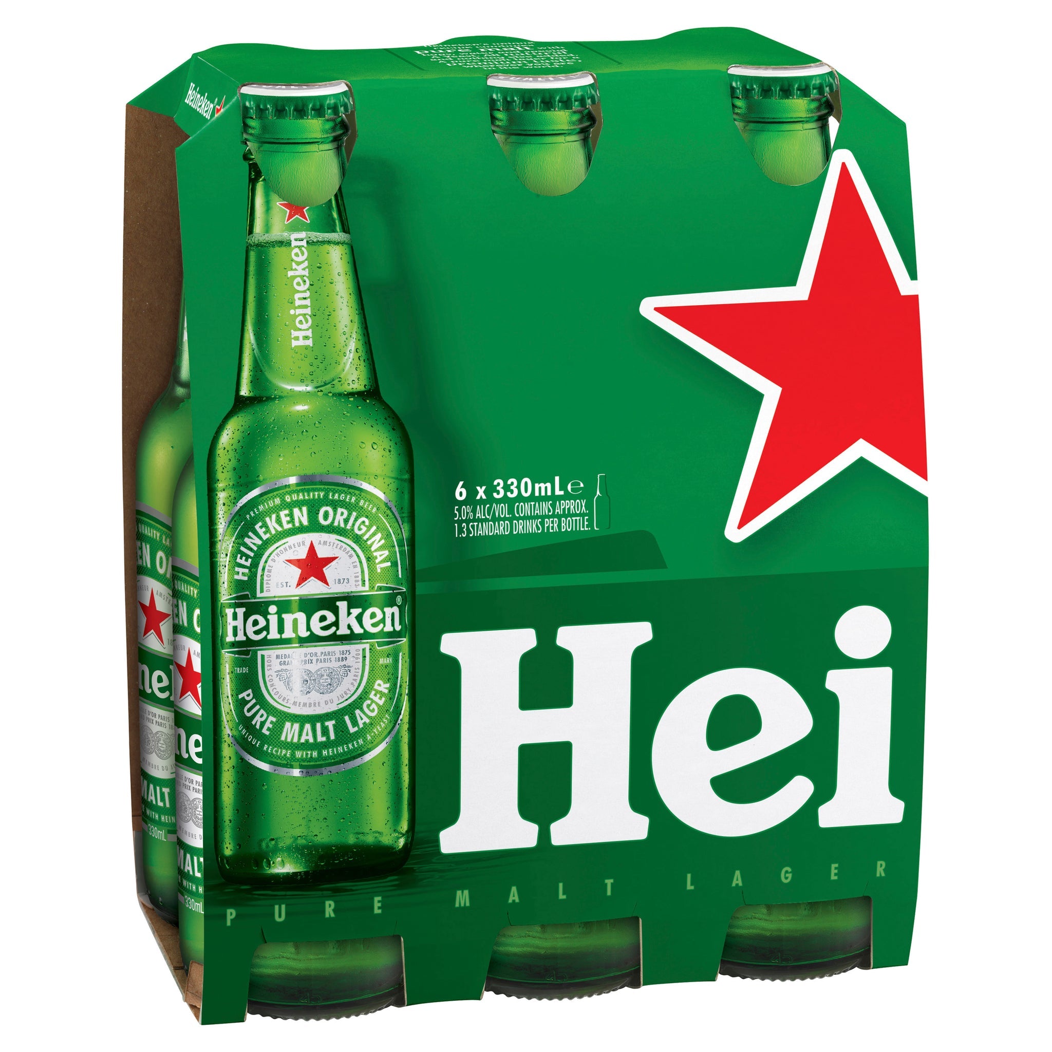 하이네켄 병백주 Heineken 330mL 6bottles