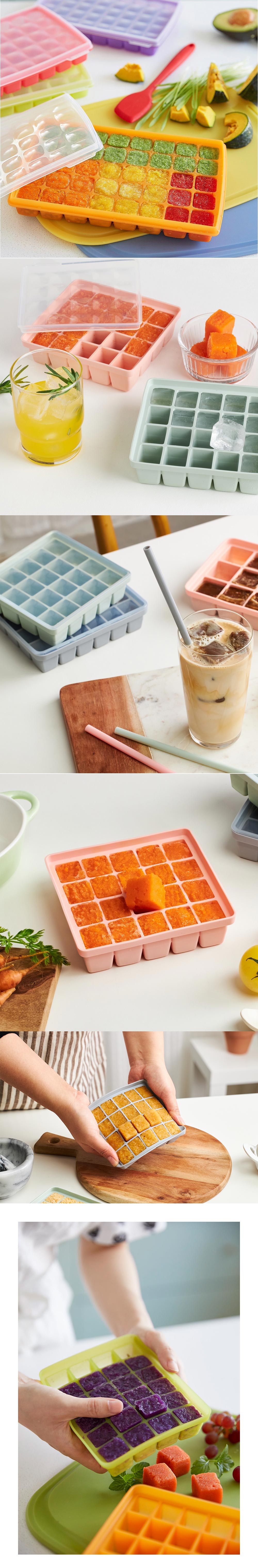 Silicone ice trays