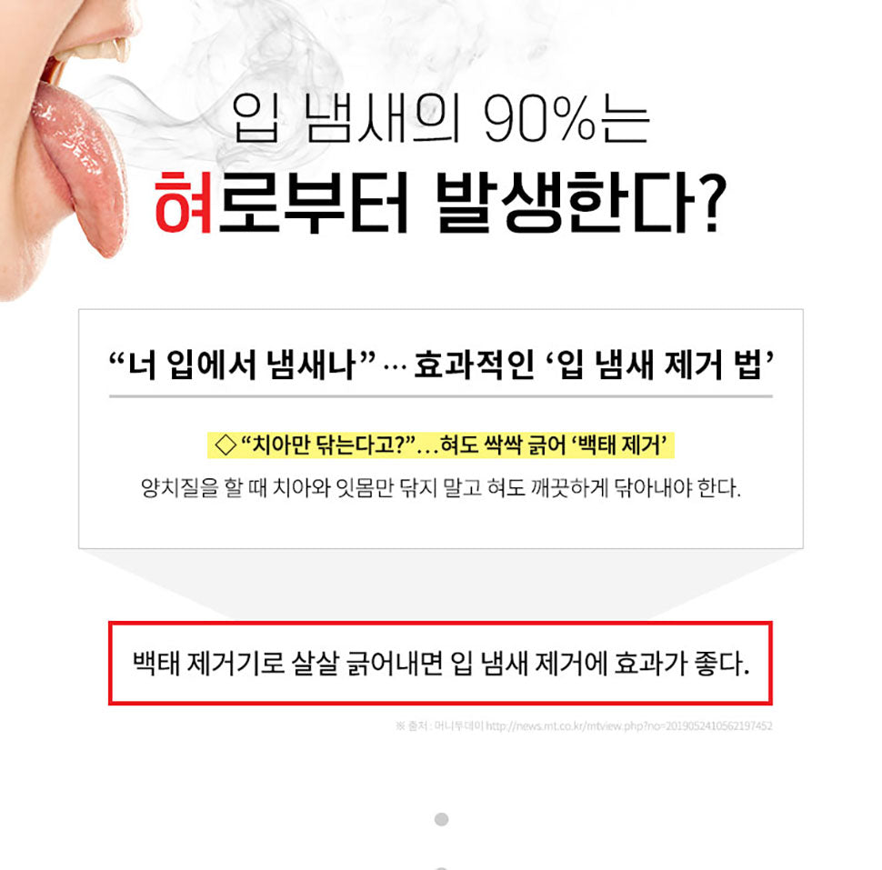 델탈 홈 케어 브랜드 덴티럽 듀얼 액션 혀 클리너 dentiluv dentist dual action Tongue cleaner