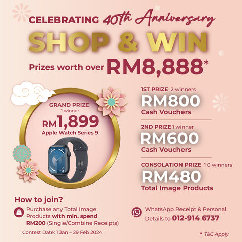 Shop & Win | Total Image 40th Anniversary