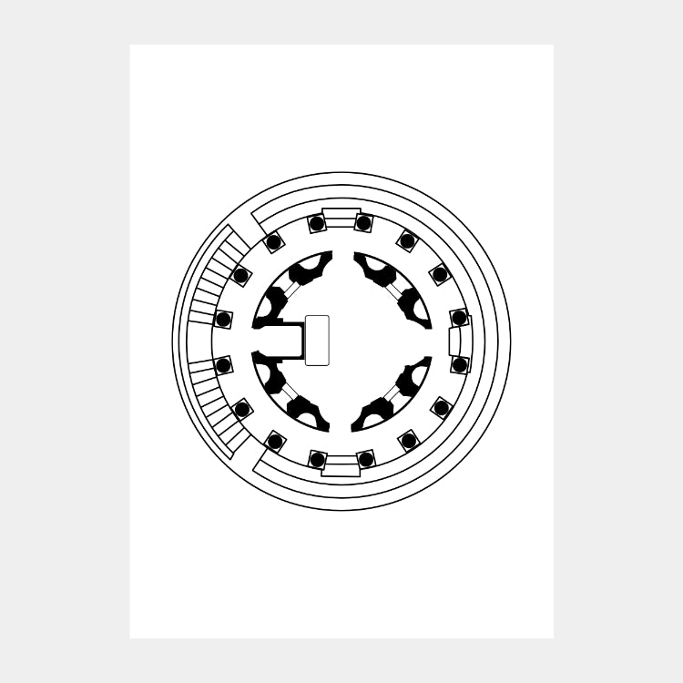 Round Temple' Poster – ARCH OSKAR