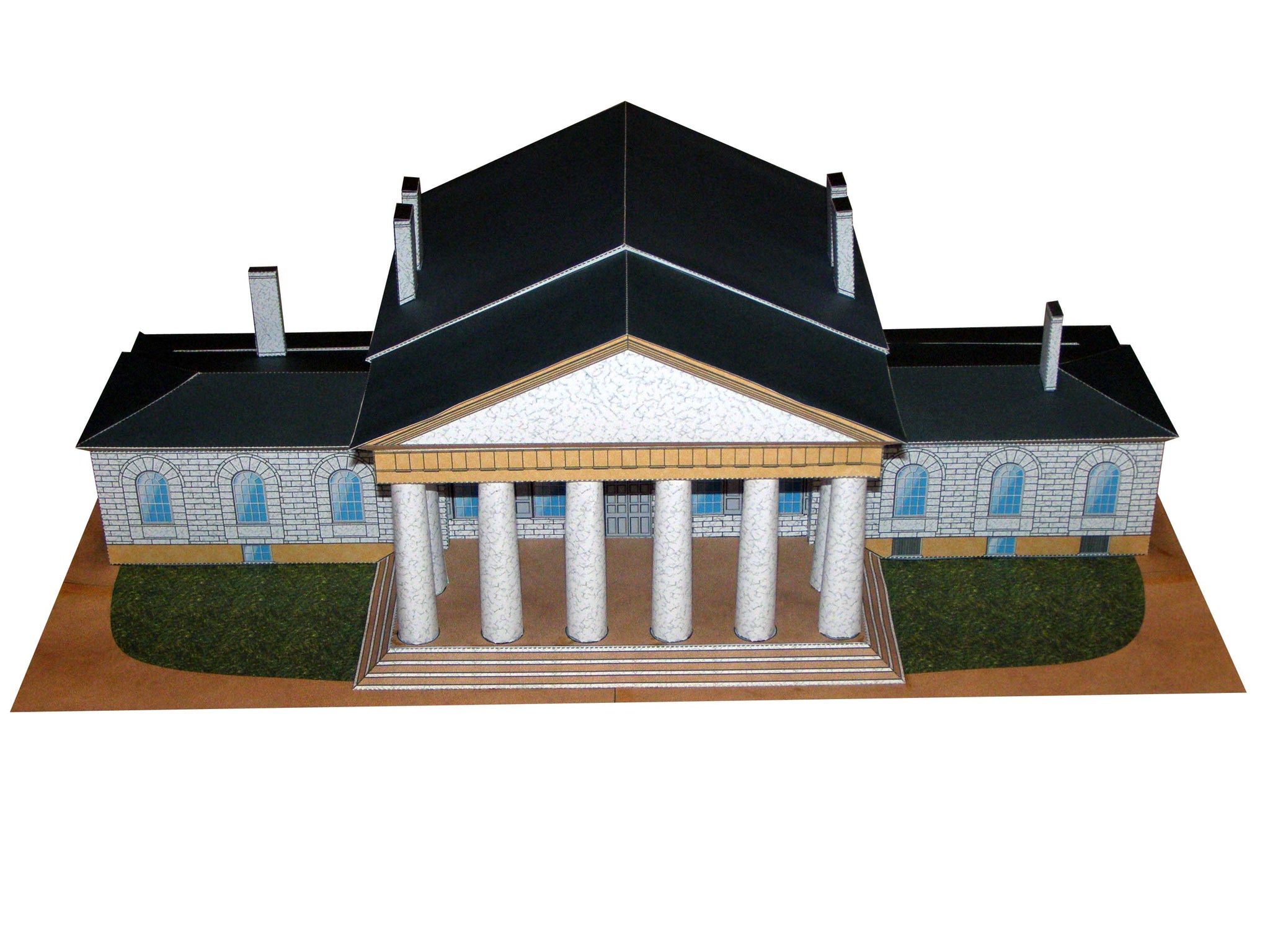 Arlington House - Arlington, VA - Robert E. Lee Memorial – Paper Models,  Inc.