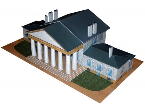 Arlington House - Arlington, VA - Robert E. Lee Memorial – Paper Models,  Inc.