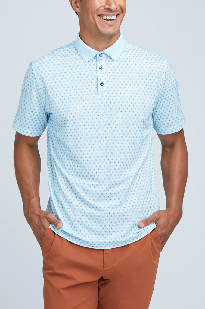 Ma-co Slim Fit Woven Polo Short Sleeves Plain Blue – Metro Pacific