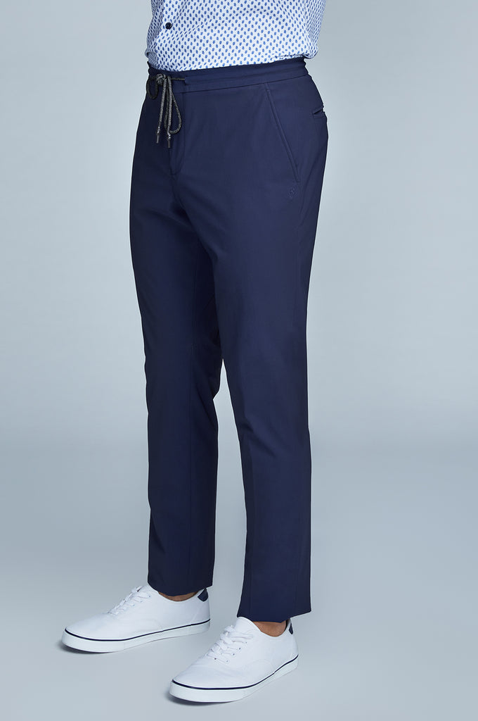 Blue Camp Chino Ankle Pants Twill Navy Blue – Super Metro Lapu