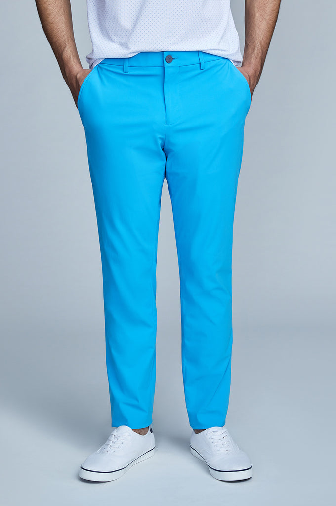 Men's pants chinos - light blue P894