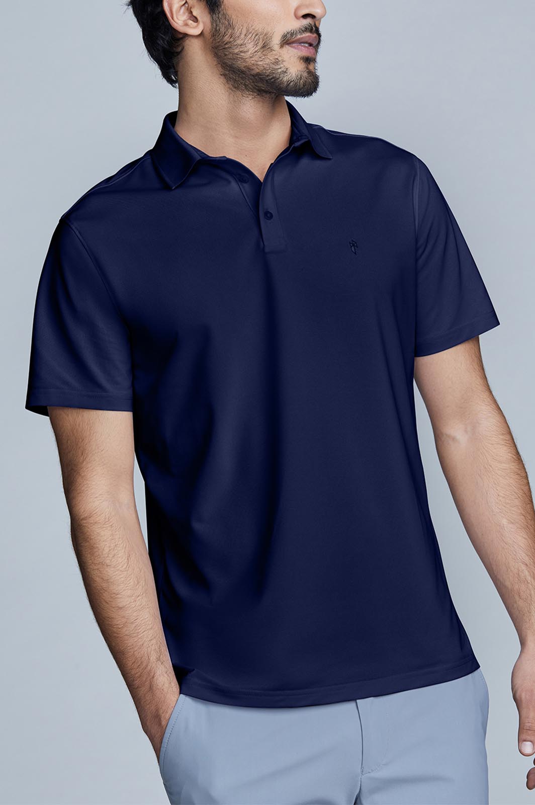 Sustainable Navy Polo Shirt Men's - State of Matter Apparel