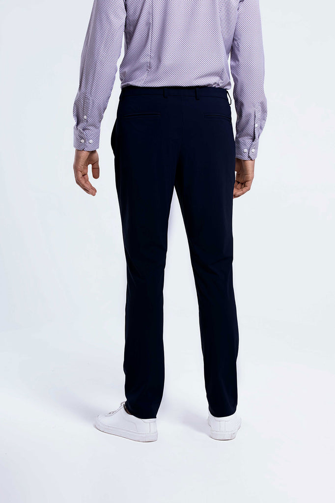 Mancrew Men's Slim Fit Formal Pant - Formal trousers Pack of 3 (Black, Blue,  Navy Blue)