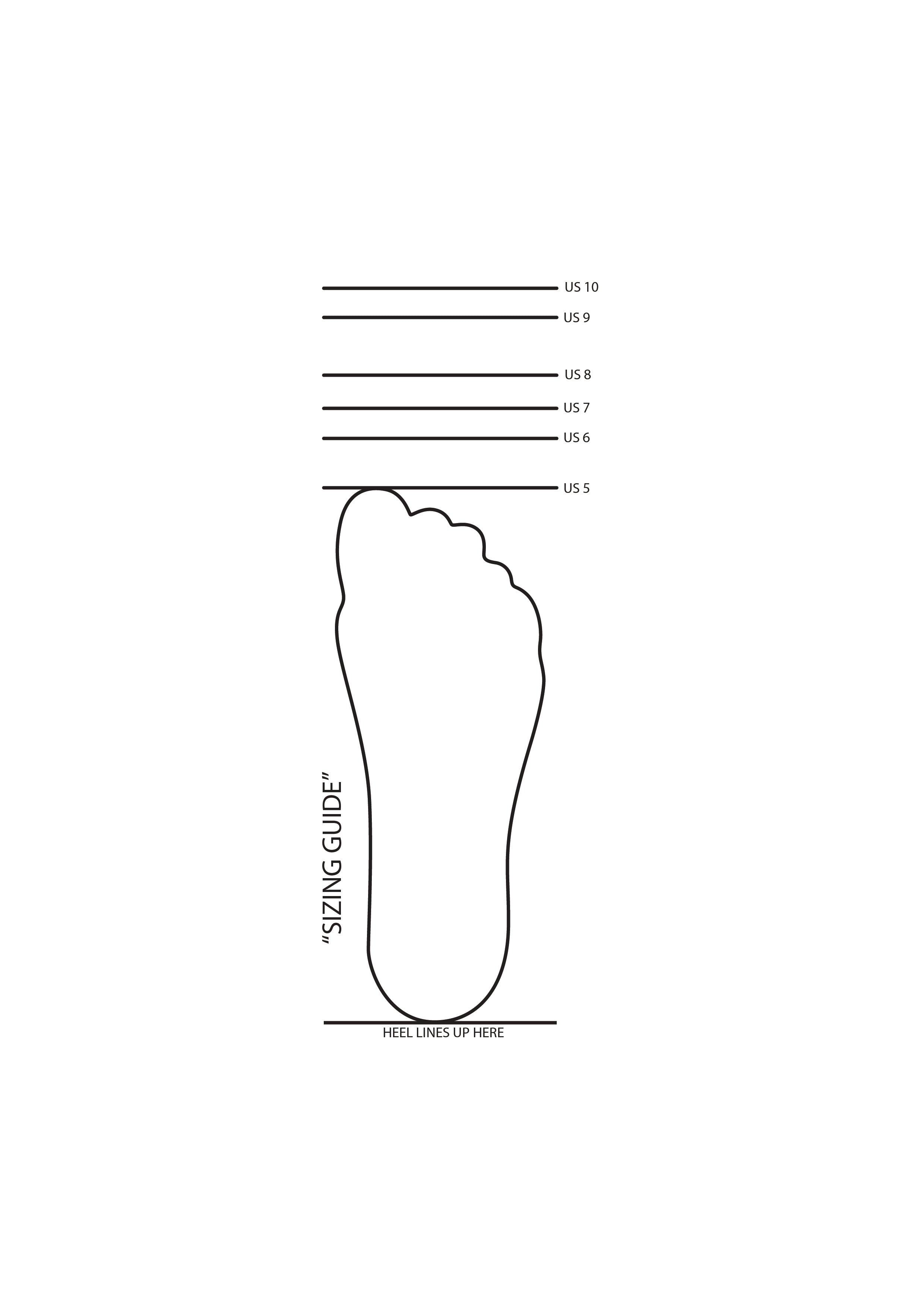 Shoe Size Charts – Ground Up Shop