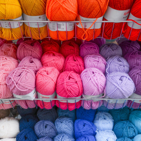 wool in different colours