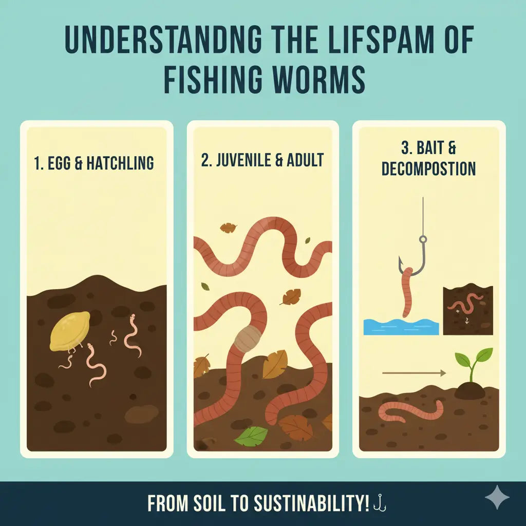 Lifespan of Fishing Worms