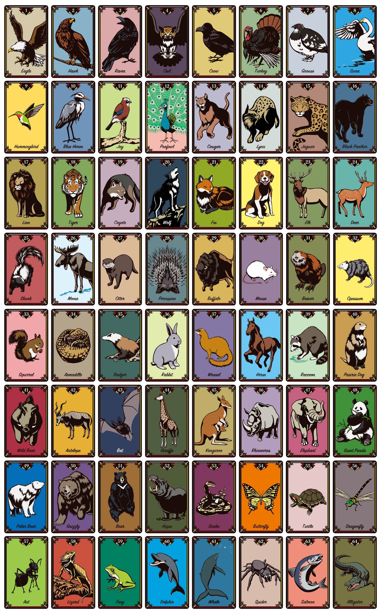 アニマルメディスン カード Animal Medicine Cards 解説本（カード付き