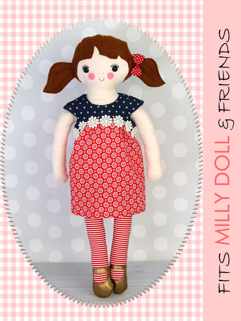 18 Inch Doll Dress Sewing Pattern Treasurie 8532