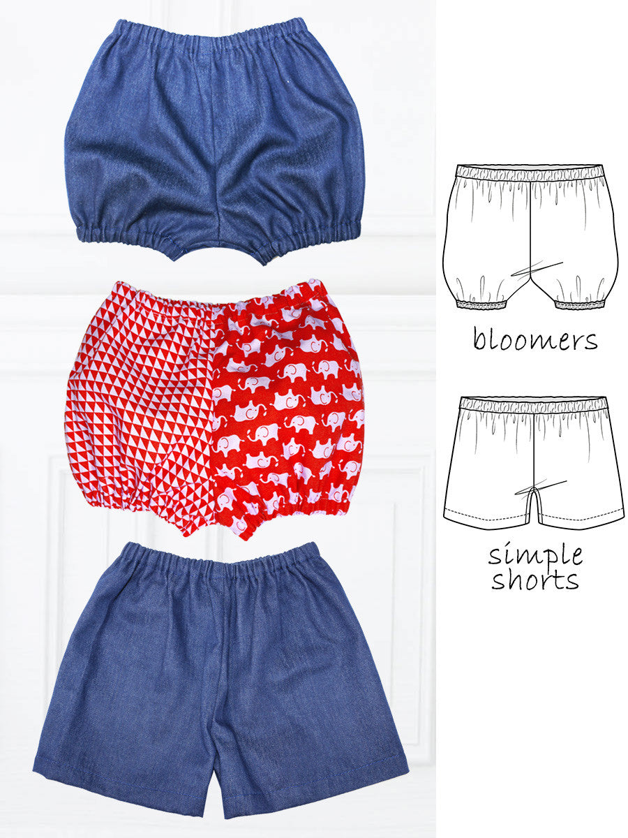 Bloomer Pattern & Shorts Pattern TREASURIE