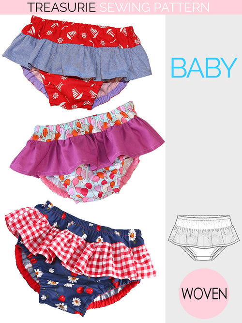 Diaper Cover Sewing Pattern - Dakota – TREASURIE