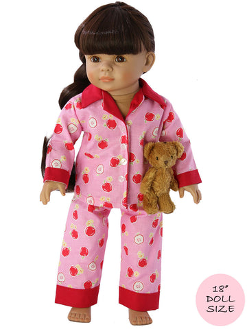 18 inch doll pajamas pattern free