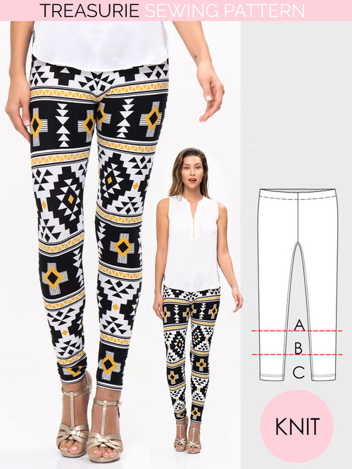 Aila Leggings + Velo Knit Cap – PDF Sewing Pattern Bundle