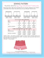 Ruthie stretch shorts sewing pattern – TREASURIE