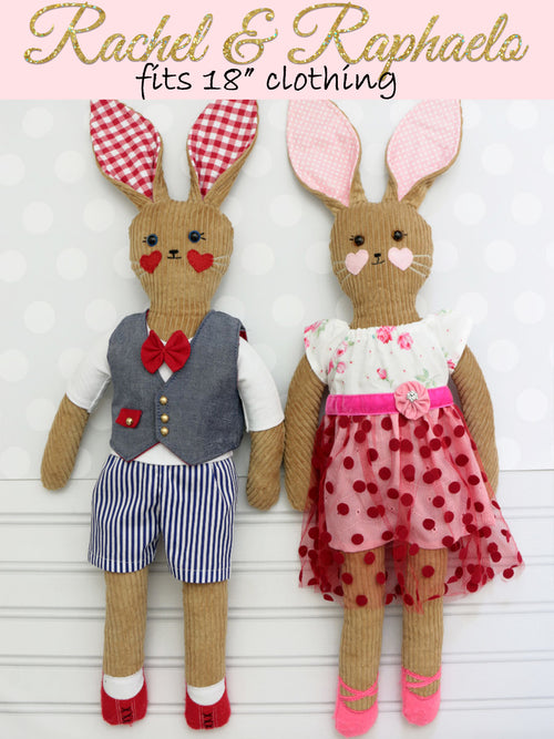 Rachel Rabbit TOY sewing pattern – TREASURIE
