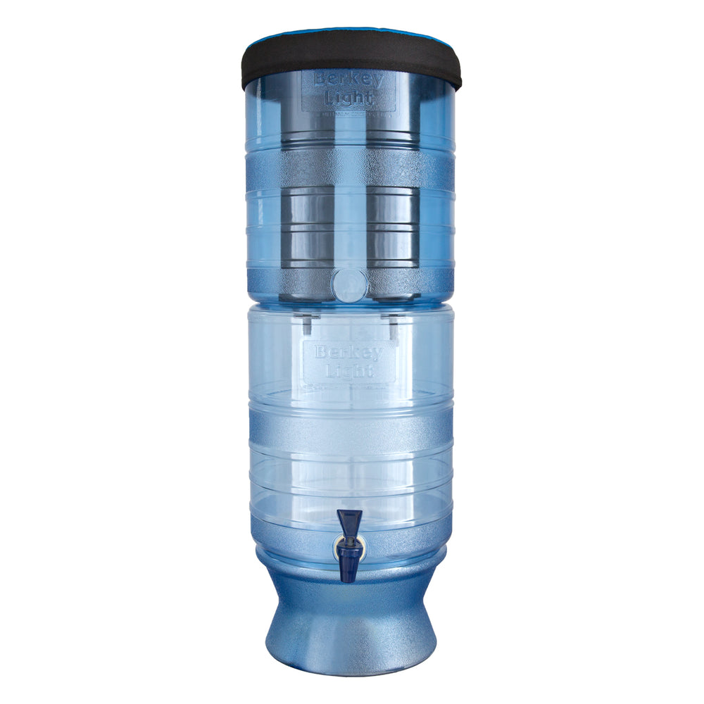 Berkey BK4X2-BB Big Berkey Drinking Water Filtration System with 4 Filters  - 2 Black Filters and 2 Fluoride Filters 2.25 Gallon by Berkey : :  Hogar y cocina