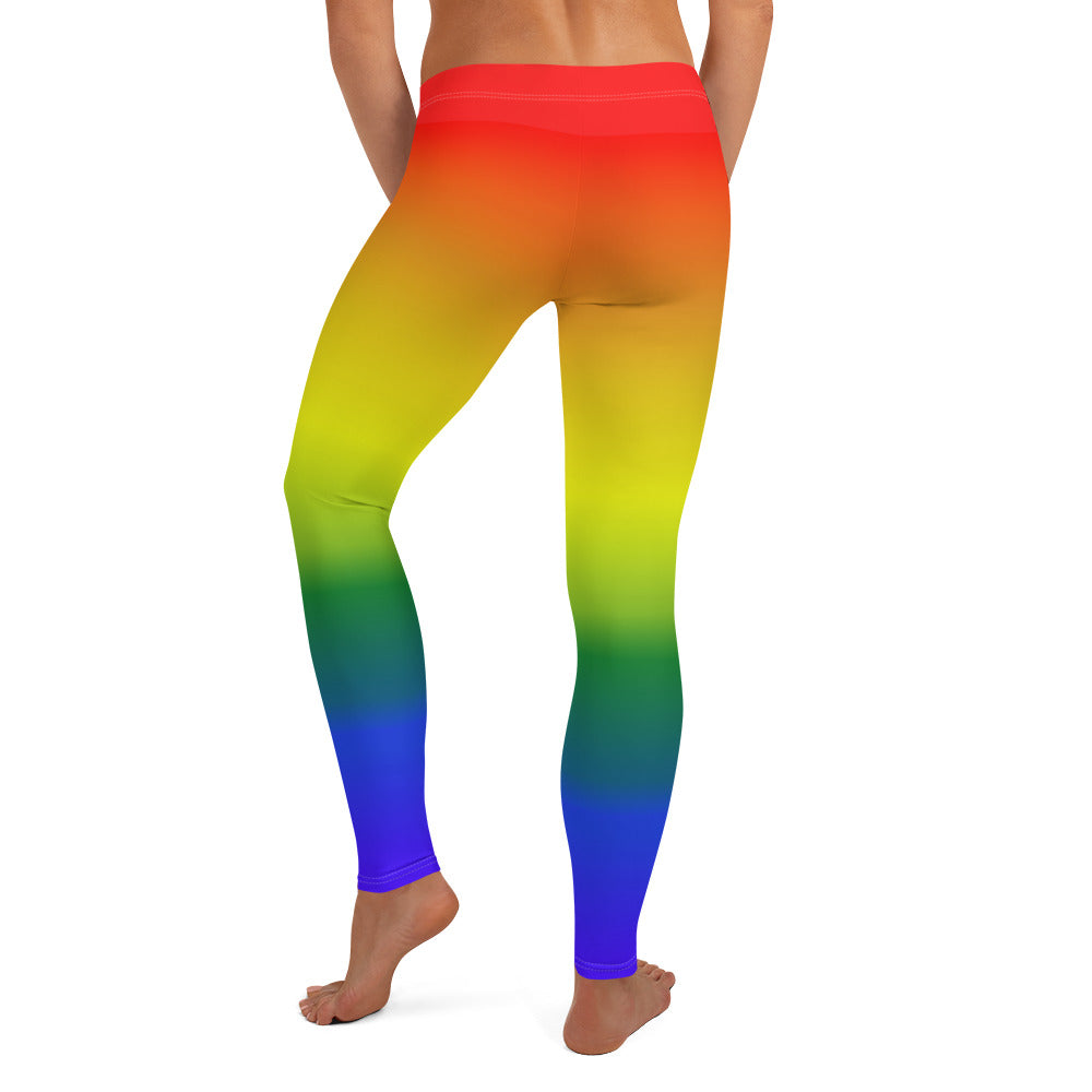 rainbow gym leggings