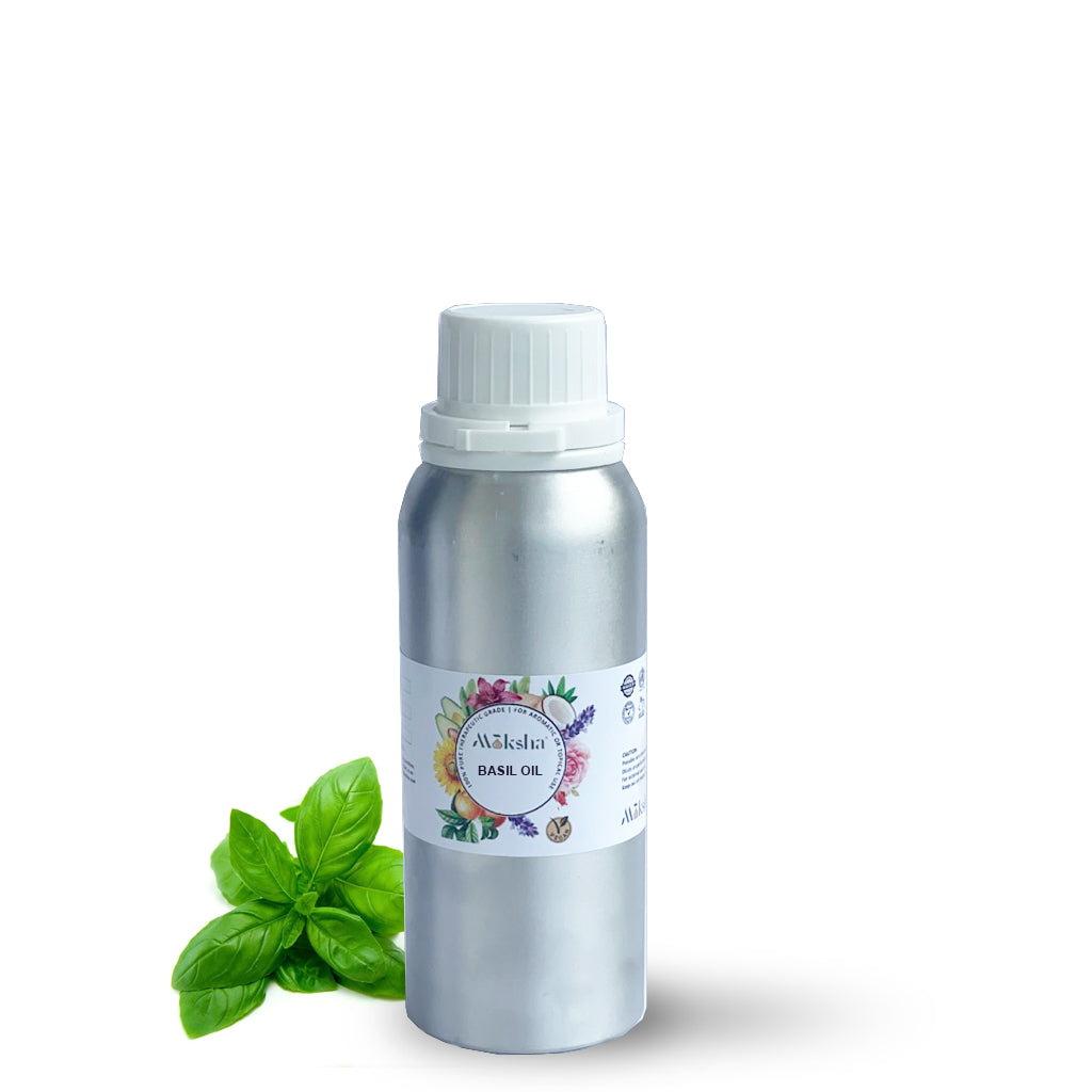 Buy Organic Basil Oil Online in India at Best Wholesale Price from