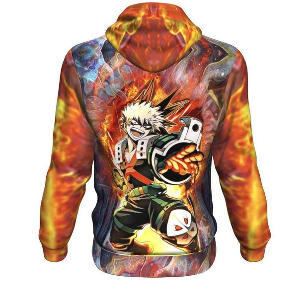 my hero academia bakugo hoodie