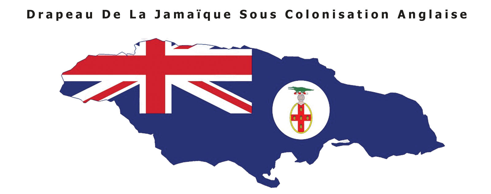 Drapeau Jamaïque sous colonisation anglaise